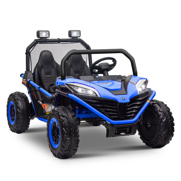 Kulamoon 24V Kids Ride On Toy Car UTV for Kids, Real 2 Seater Wayfair